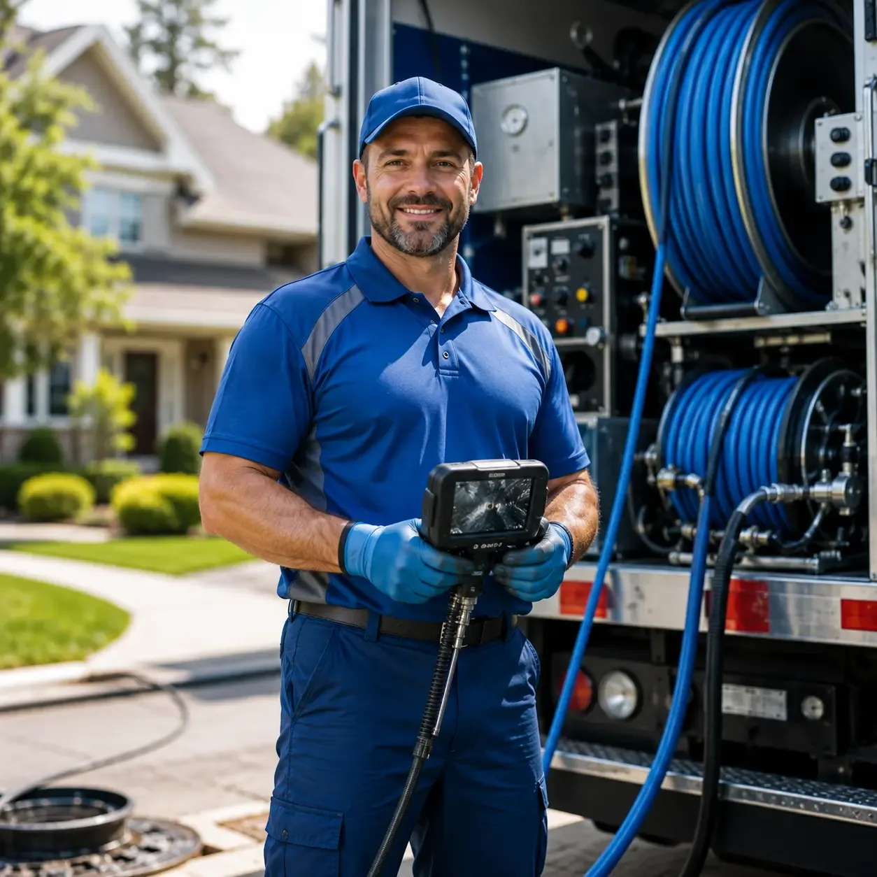 Local outdoor drain cleaning specialists in Saginaw, MI